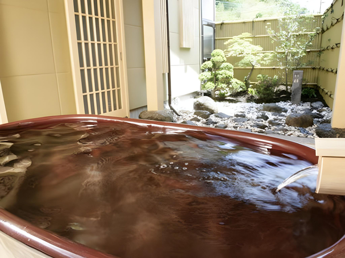 Bathroom, Akaya Onsen Ojikaso, Ogano
