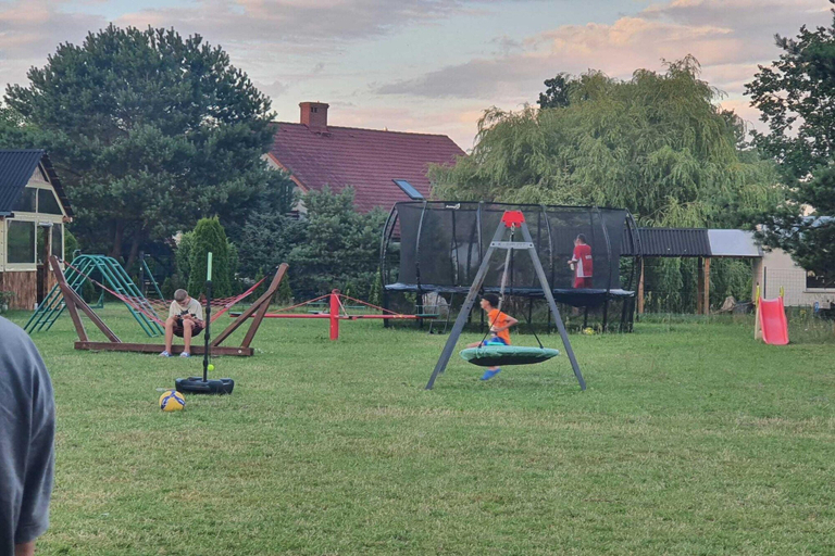 Children's area, Comfortable Holiday Home, Sauna, Fishing Pond, Słupsk