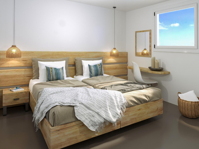 Bedroom 2, Mykonos Residence Villas & Suites Merchia beach, South Aegean