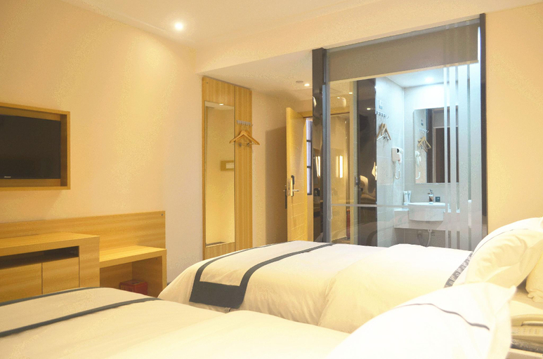 Bedroom 2, City Comfort Inn Wuhan Wuchang Hubei University, Wuhan