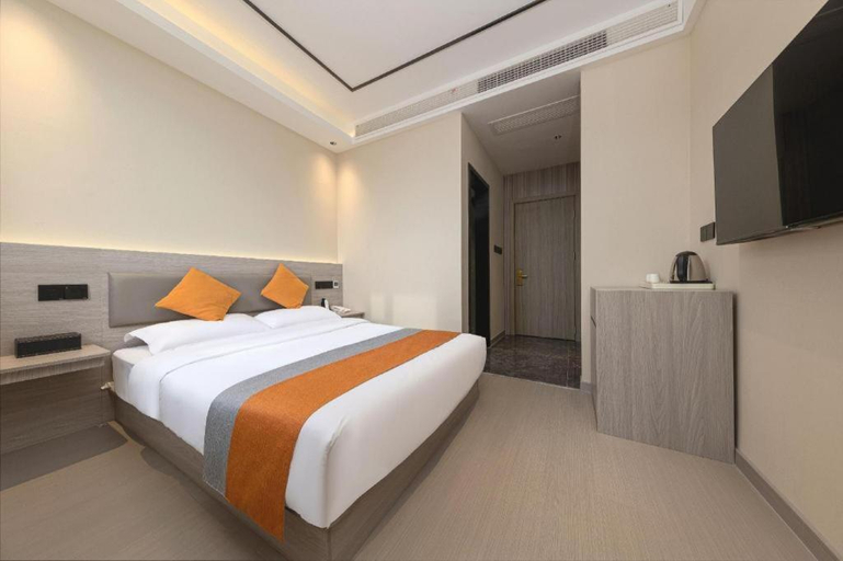Bedroom 2, Shell Hotel Suzhou Zhangjiagang Jingang Town Central Plaza, Suzhou