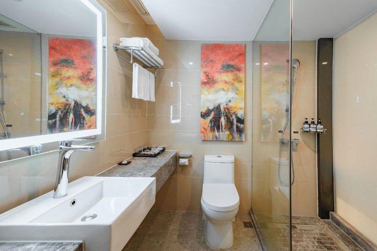 Bathroom 3, Borrman Hotel Guilin Two Rivers and Four Lakes Elephant Hill Park, Guilin