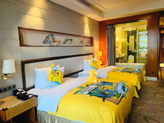 Bedroom 2, Mingdu Ziwei Garden Hotel, Changzhou