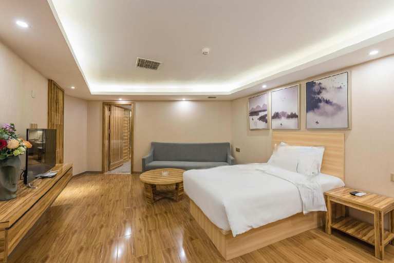 Bedroom 2, Borrman Hotel Guilin Two Rivers and Four Lakes Elephant Hill Park, Guilin