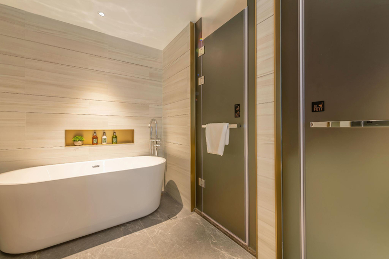 Bathroom 4, Echarm Plus Hotel Guangzhou Quzhuang Metro Station, Guangzhou