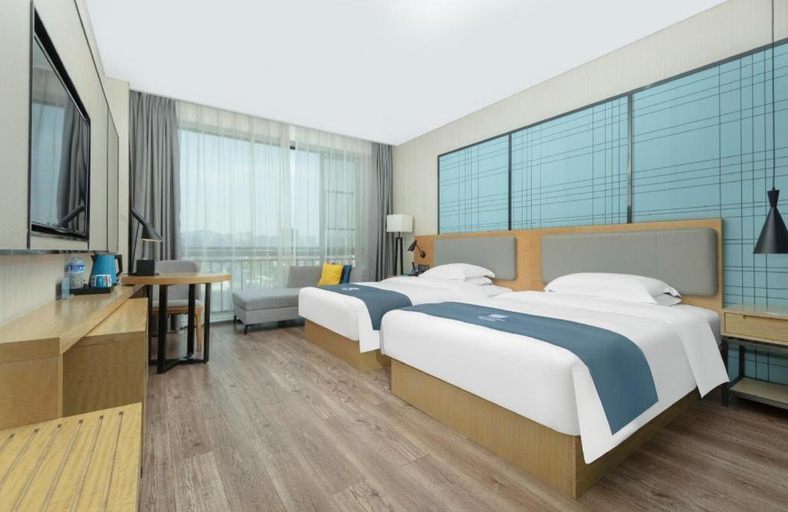 Bedroom 2, Echarm Hotel Changsha Yuelu Mountain West Bus Station Metro Station, Changsha