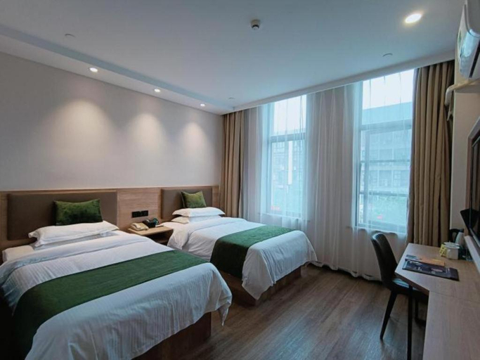 Bedroom 3, GreenTree Inn HuZhou AnJi YingBin Avenue Express Hotel, Huzhou