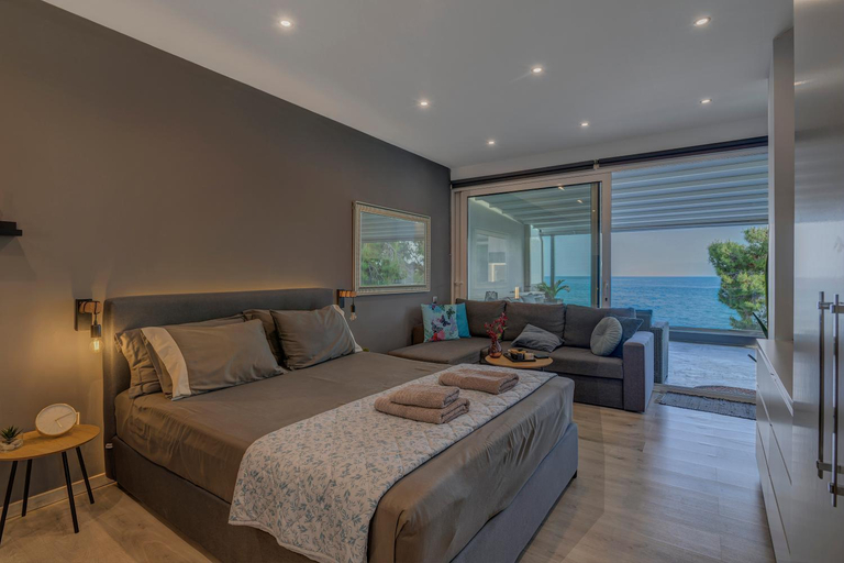 Bedroom, Kalafatis beach home, Central Greece