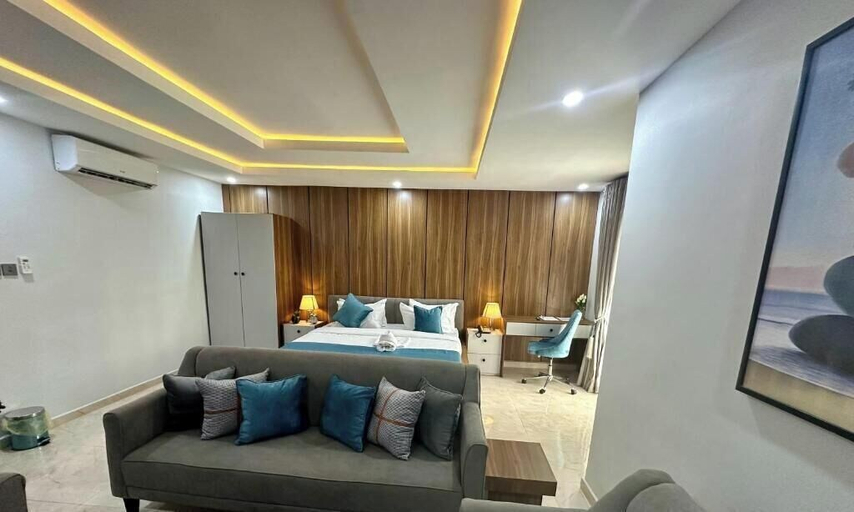 Living area, Choice Grande Lagos, Kosofe