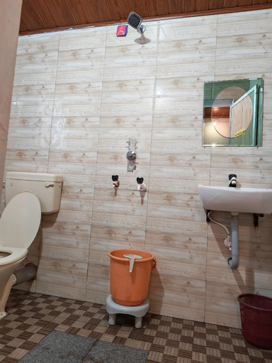Bathroom 2, SHANTIDHAM SEA VIEW COTTAGES, Uttara Kannada