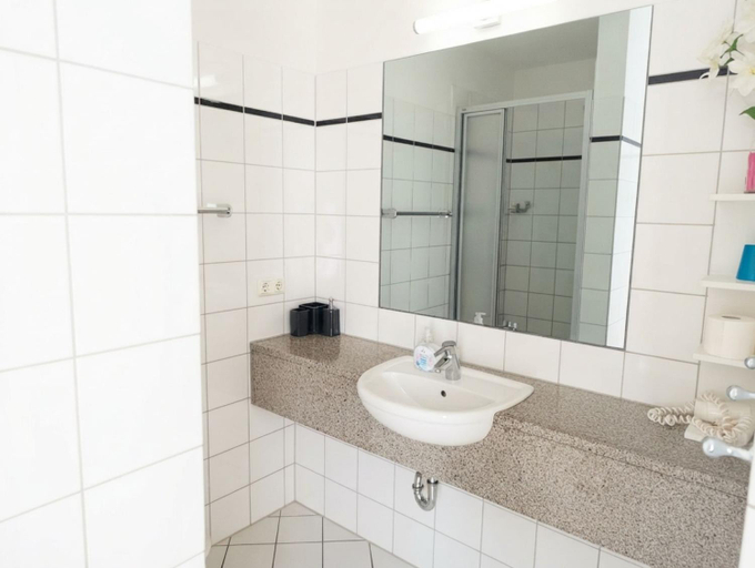 Bathroom, Haus am Park Whg 02, Rostock