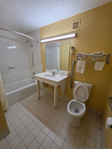 Bathroom 4, Economy Inn, Allen