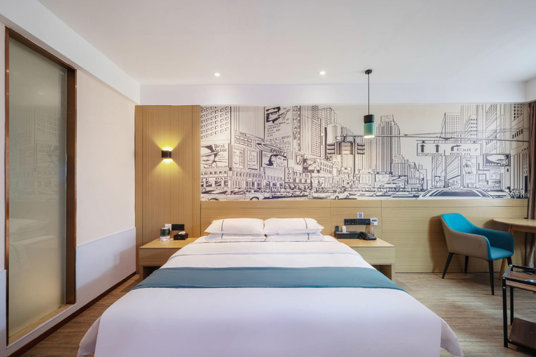 Bedroom 2, City Comfort Inn Yueyang Linxiang, Yueyang