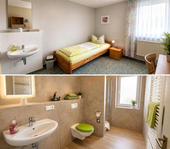 Bathroom, Hotel & Gasthaus Forelle, Harz