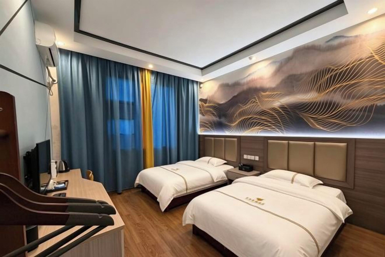 Bedroom 2, Orchid Smart Theme Hotel, Zhaotong