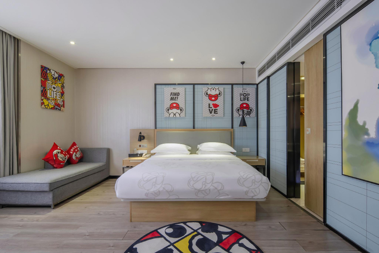 Bedroom 2, JTOUR Inn Yizhou Hechi College Pedestrian Street, Hechi