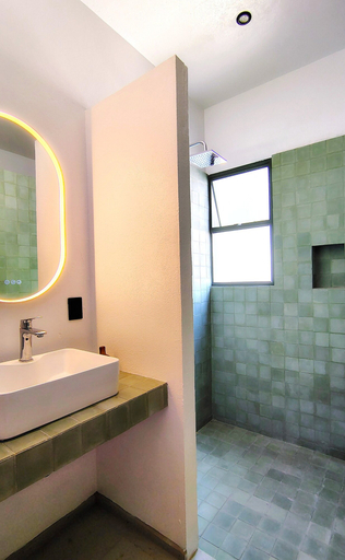 Bathroom 5, Hospedarte Central Hotel, Guadalajara