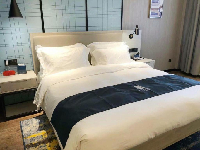 Bedroom 2, Echarm Hotel Wuhan Univerisity Hongshan Square Metro Station, Wuhan