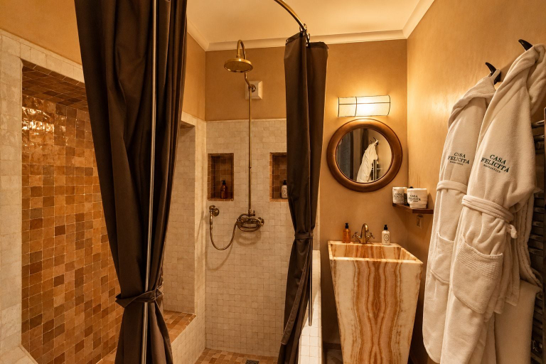 Bathroom 4, Riad Casa Felicità, Marrakech