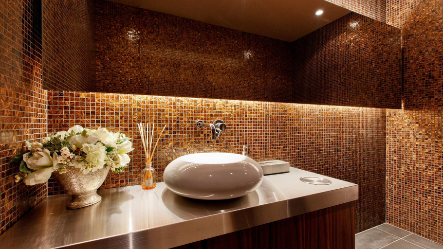 Bathroom, Business Hotel Matsuka, Mima
