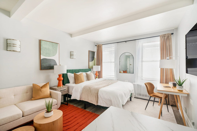 Bedroom 3, 73-919 New Studio UWS Doorman Gym, New York