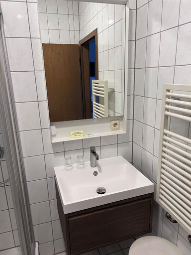 Bathroom, Landhotel Der Distelhof mit Scheunencafé, Schmalkalden-Meiningen