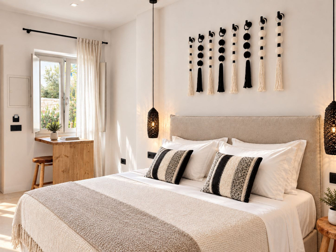 Bedroom 4, Mykonos Dot Suites, South Aegean