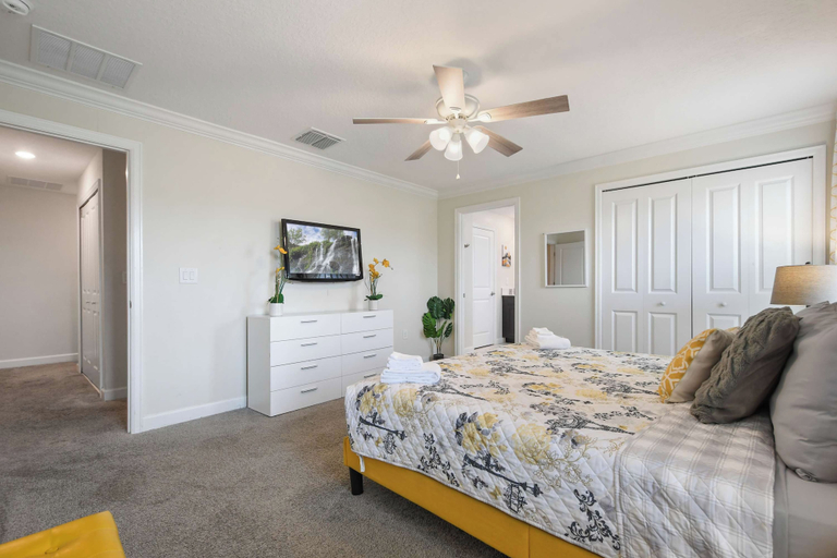 Bedroom 3, 4BR Retreat in Champions Gate w/ Private Pool, Osceola