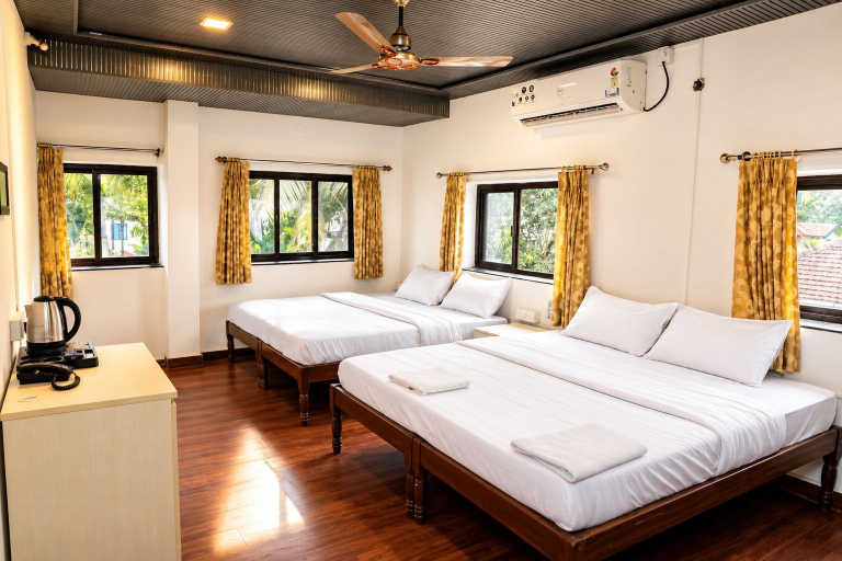 Bedroom 4, Omnia Beach Resort Near Candolim Beach, North Goa