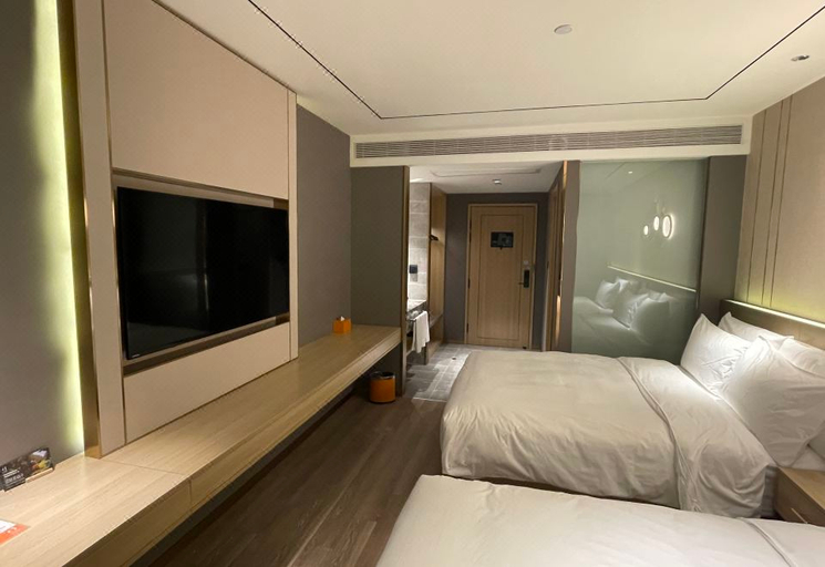 Bedroom 2, Orange Hotel Qingdao Zhanqiao Railway Station, Qingdao
