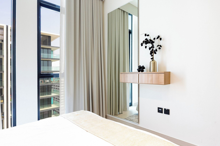 Bedroom 2, Bloomfields Cozy 1Br Binghatti House, Dubai