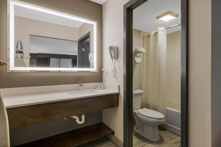Bathroom 4, Quality Inn Asheville Airport, Buncombe