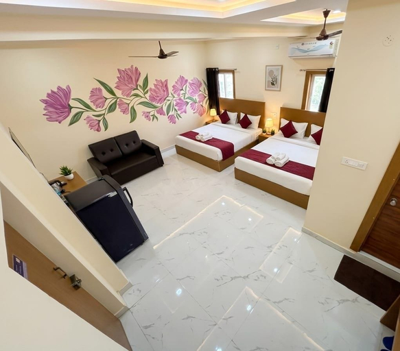 Bedroom 3, Jay and Jas Hotel, Chittoor