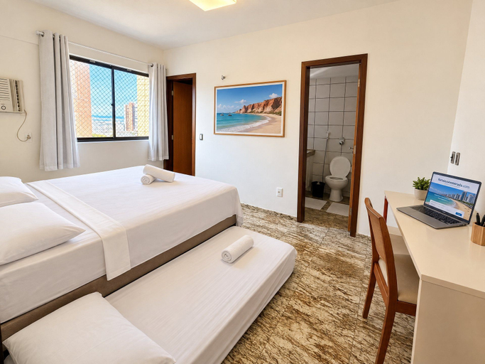 Room 3, Apto Preferido Pelas Familias, 200m da Beira mar, Fortaleza
