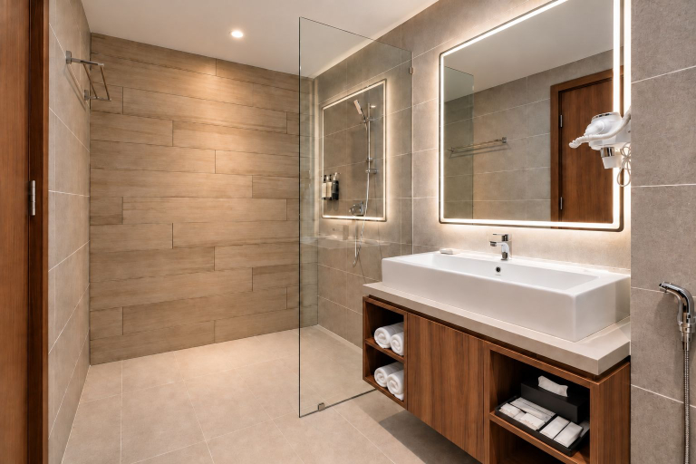 Bathroom 4, FOX Hotel Glenmarie Shah Alam by The Ascott, Shah Alam