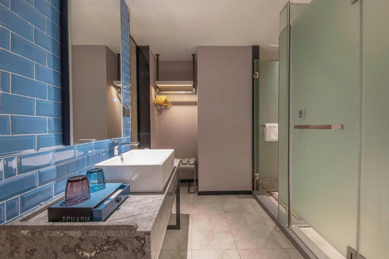 Bathroom 3, Echarm Hotel Hengyang Sunshine Beauty City, Hengyang