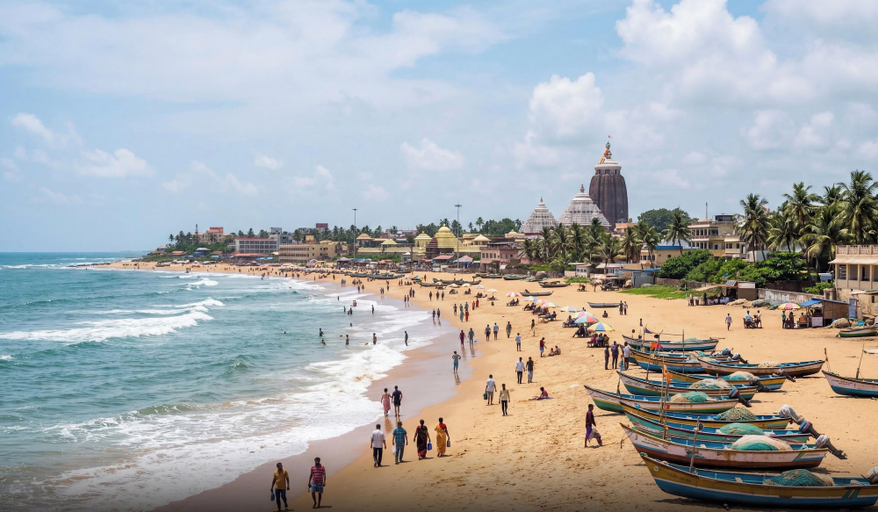 Beach, Super Hotel O New Marine Drive Puri, Puri
