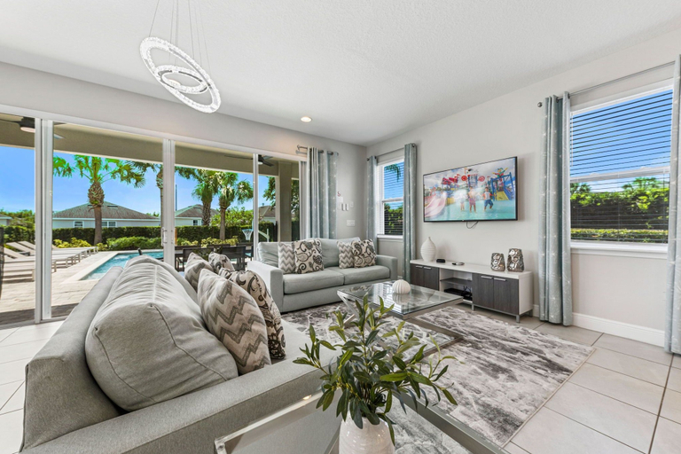 Living area 4, Airy House With Private Pool in Encore, Osceola