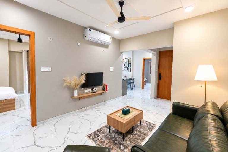 Living area 5, Daily Stays at Wakad, Pune