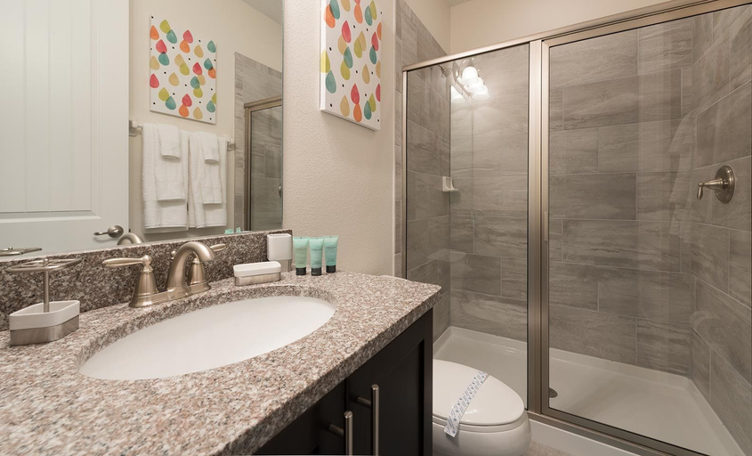Bathroom 5, Luxurious Villa With Tiki Themed Game Room at Encore, Osceola