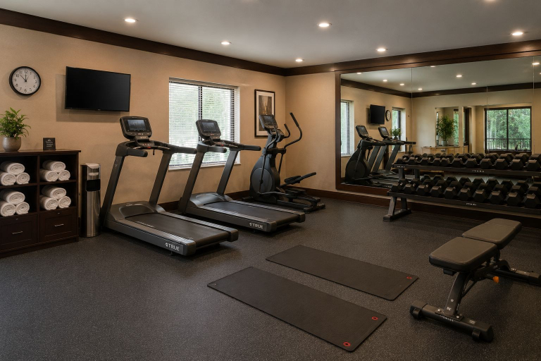 Fitness facility, Downtown Living Apartments, Toronto