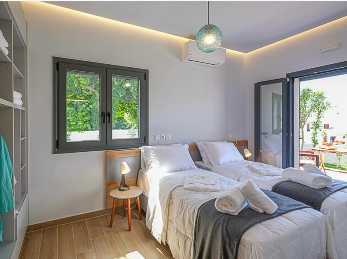 Bedroom, Villa Belle Helene Kalamaki Chania, Crete