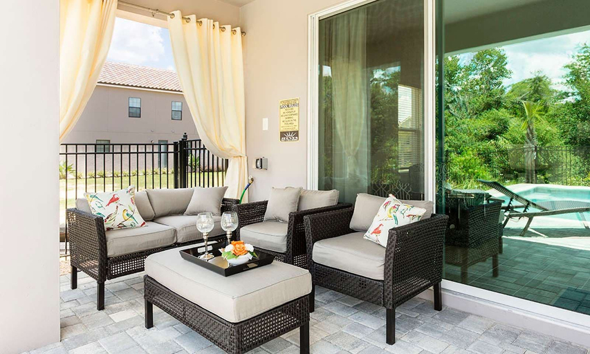Terrace/patio 3, Stylish Home With Themed Bedroom at Reunion, Osceola