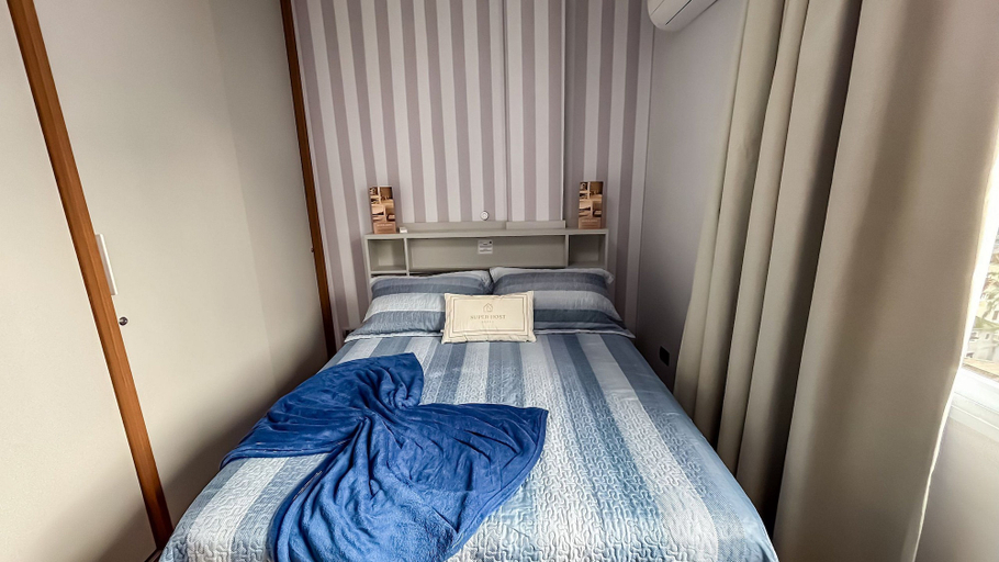 Room 3, SHB - Central Shopping 2 min Praia, Santos