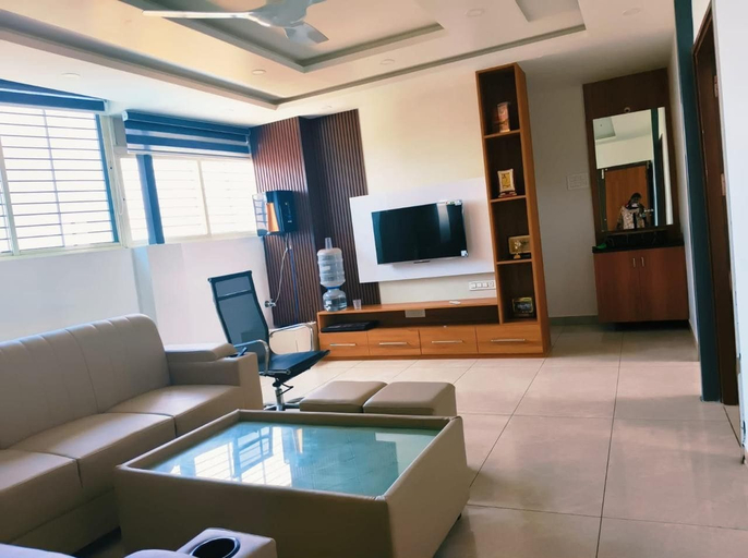 Living area, Spoorthi Premium Suites, Mysore