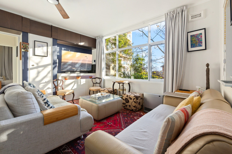 Living room 5, Peaceful Hideaway 2-bed Apartment Mosman, Sydney
