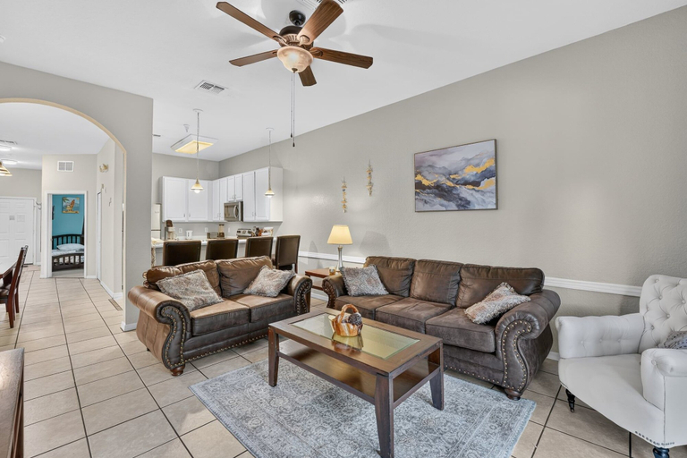 Living area 2, 3BR Condo for 8 at Bahama Bay Resort, Polk