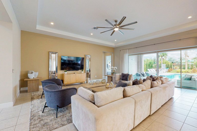 Living area 3, 7BR Reunion Estate Pool, Spa & Home Theater, Osceola