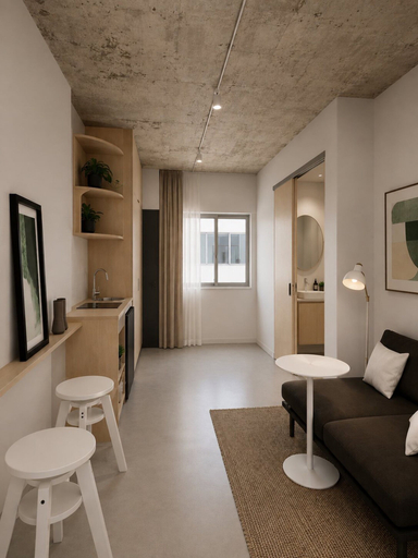 Private kitchen 4, City Centre Studio With Rooftop Deck, Darwin