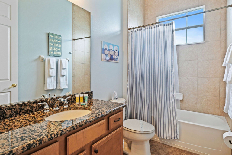Bathroom 4, Modern Seaside Cottage w Private Pool & Game Room, Osceola